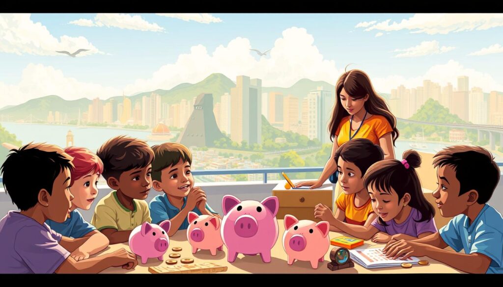 educação financeira infantil