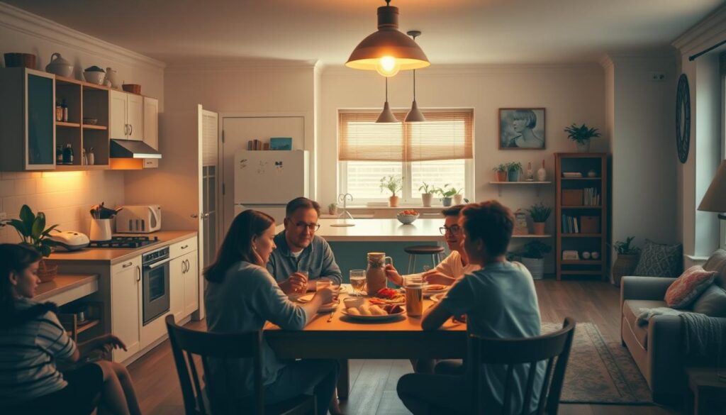 mudanças de hábitos no ambiente doméstico